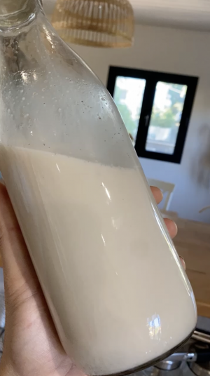 Lait d'amande bouteille